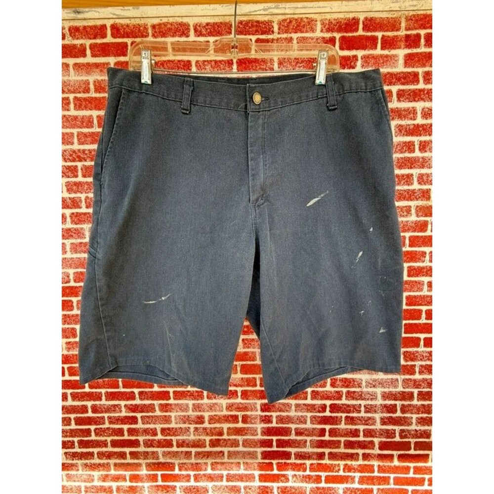 Genuine Dickies Blue Paint Splattered Work Shorts